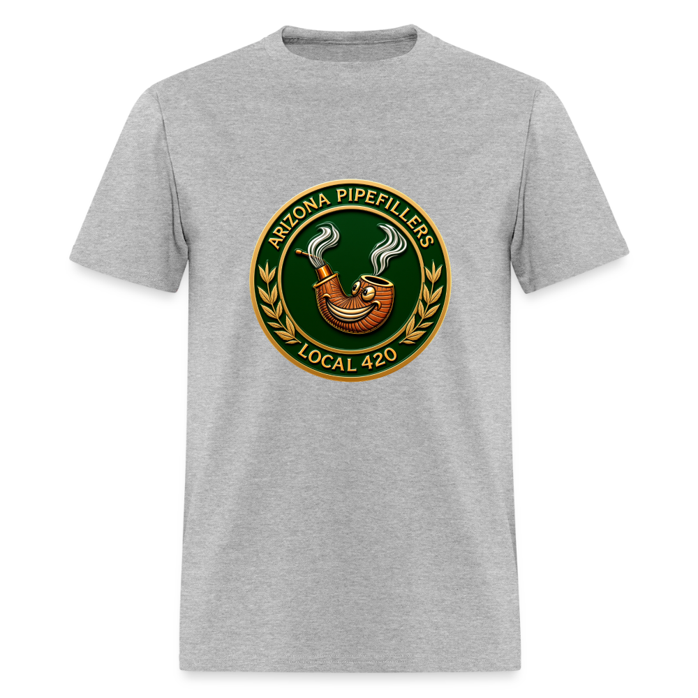 ARIZONIA PIPEFILLERS LOCAL 420 F/B DESIGN Men's T-Shirt - heather gray