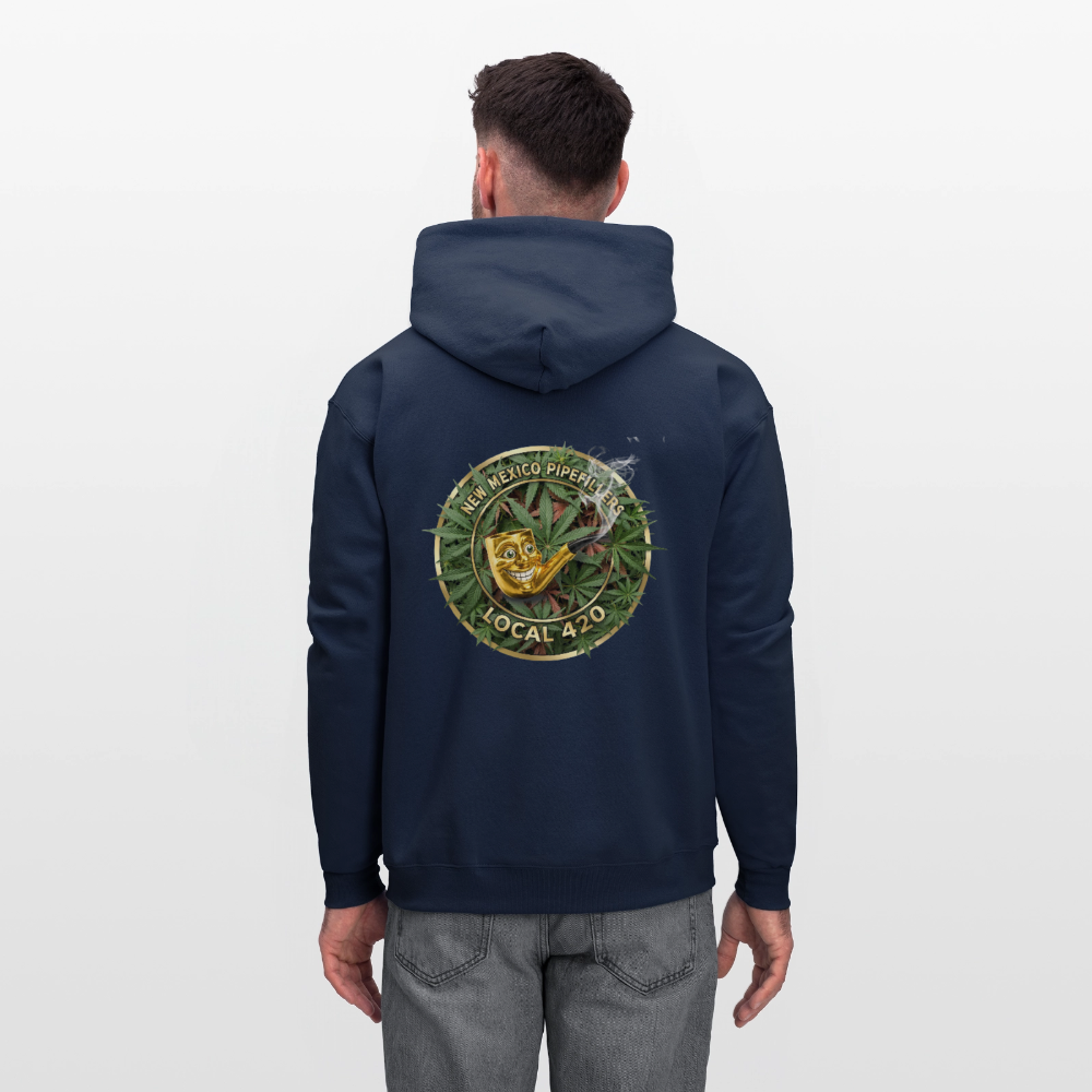 NEW MEXICO PIPEFILLERS LOCAL 420 Men's Hoodie - navy