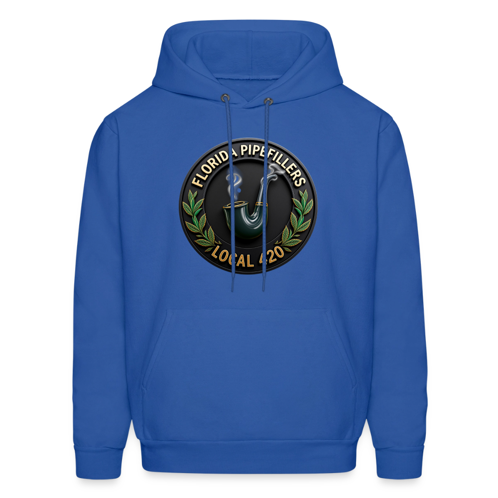 FLORIDA PIPEFILLERS LOCAL 420 F/B DESIGN Men's Hoodie - royal blue