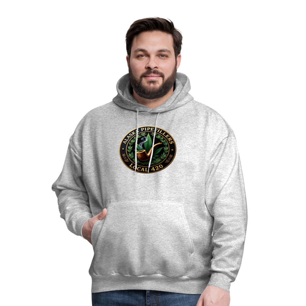 ALASKA PIPEFILLERS LOCAL 420 Men's Hoodie - heather gray