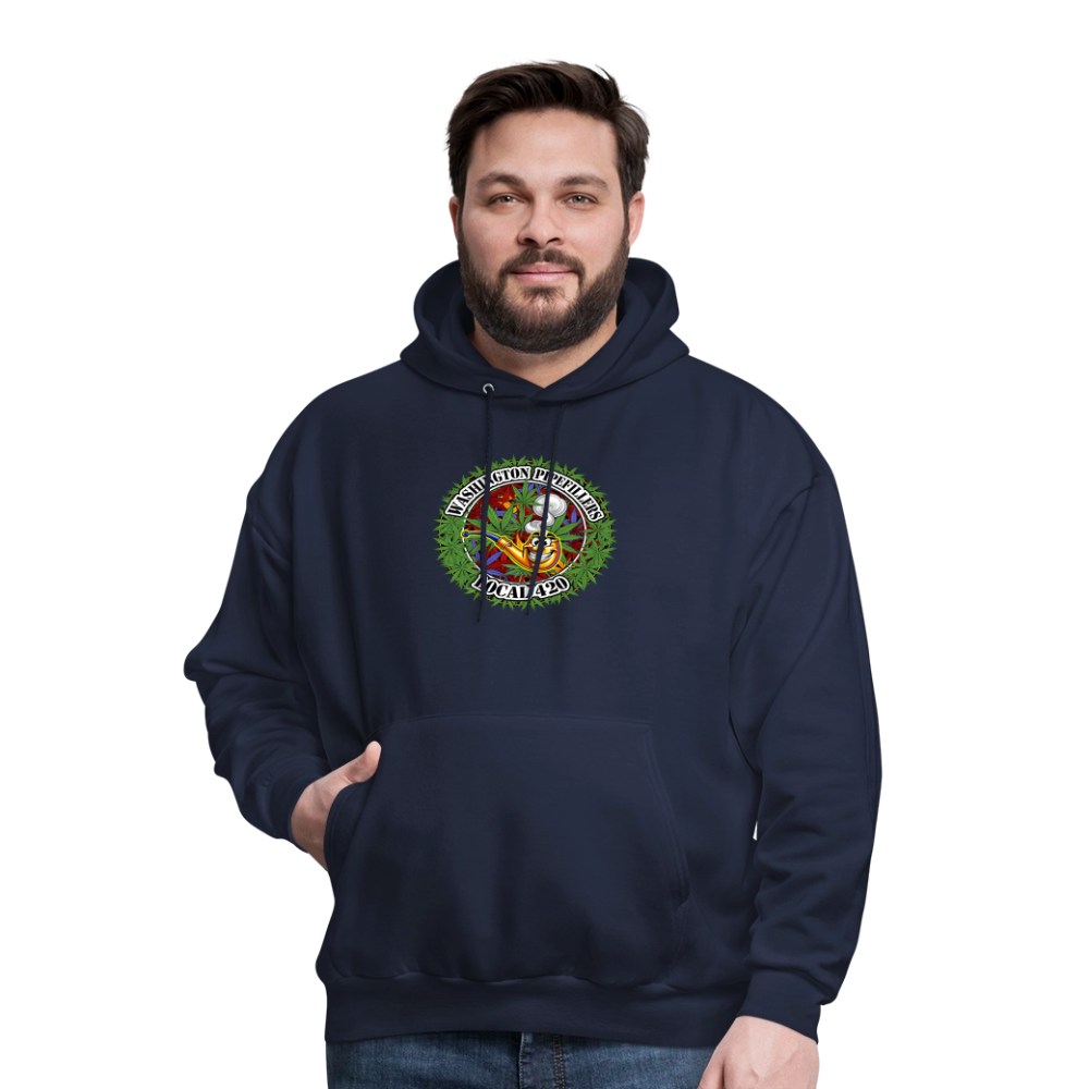 WASHINGTON PIPEFILLERS LOCAL 420 Men's Hoodie - navy