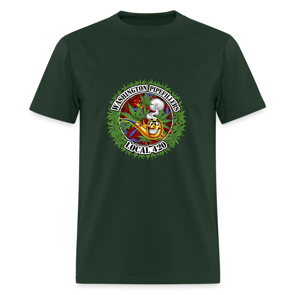 WASHINGTON PIPEFILLERS LOCAL 420 Men's T-Shirt - forest green