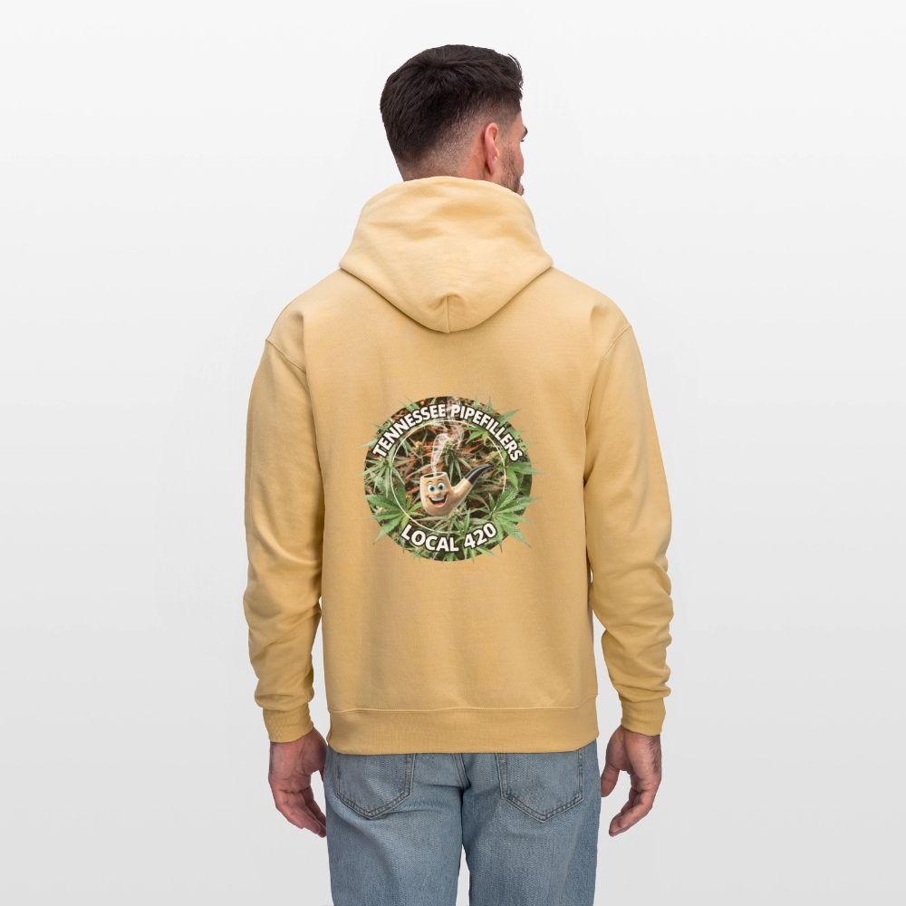 TENNESSEE PIPEFILLERS LOCAL 420 F/B DESIGN Men's  Hoodie - light gold 