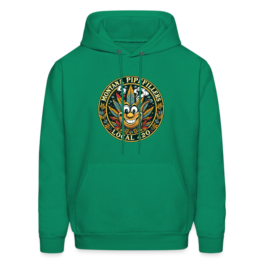 MONTANA PIPEFILLERS LOCAL 420 Men's Hoodie - kelly green