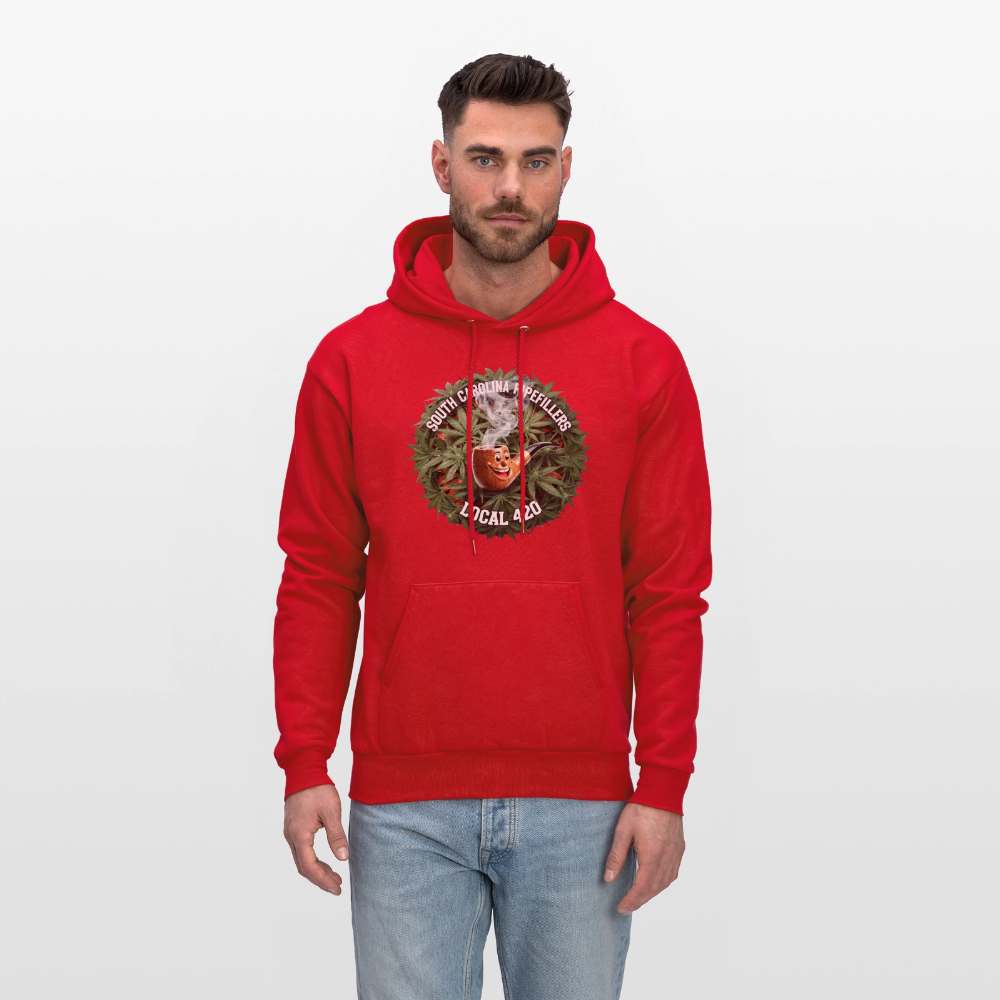 SOUTH CAROLINA PIPEFILLERS LOCAL 420 Men's Hoodie - red