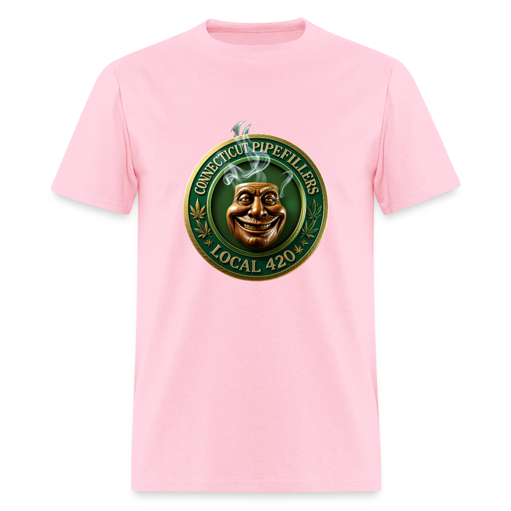 CONNECTICUT PIPEFILLERS LOCAL 420 DESIGN Men's T-Shirt - pink
