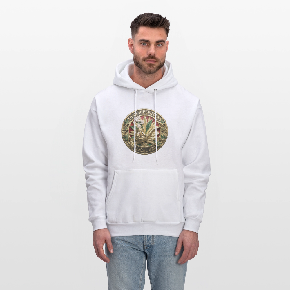 UTAH PIPEFILLERS LOCAL 420 Men's  Hoodie - white