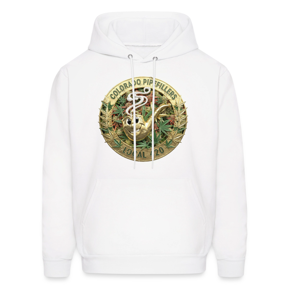 COLORADO PIPEFILLERS LOCAL 420 Men's Hoodie - white