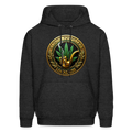 ILLINOIS PIPEFILLERS LOCAL 420 F/B EMBLEMS Men's Hoodie - charcoal grey