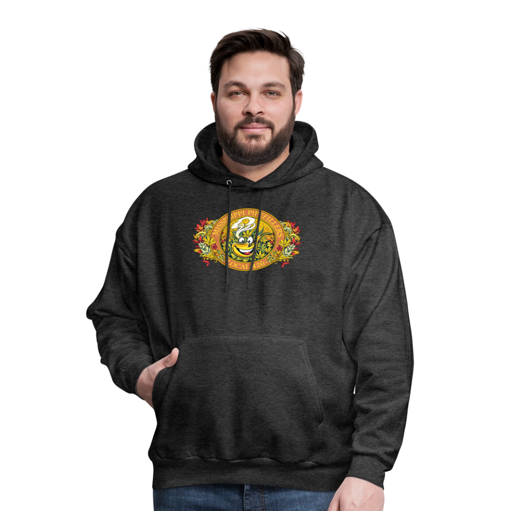 MISSISSIPPI PIPEFILLERS LOCAL 420 F/B DESIGNS Men's Hoodie - charcoal grey