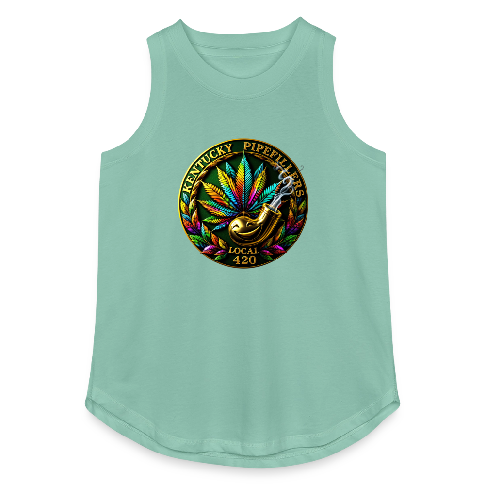 KENTUCKY PIPEFILLERS LOCAL 420 Women's Relaxed Tank Top - saltwater