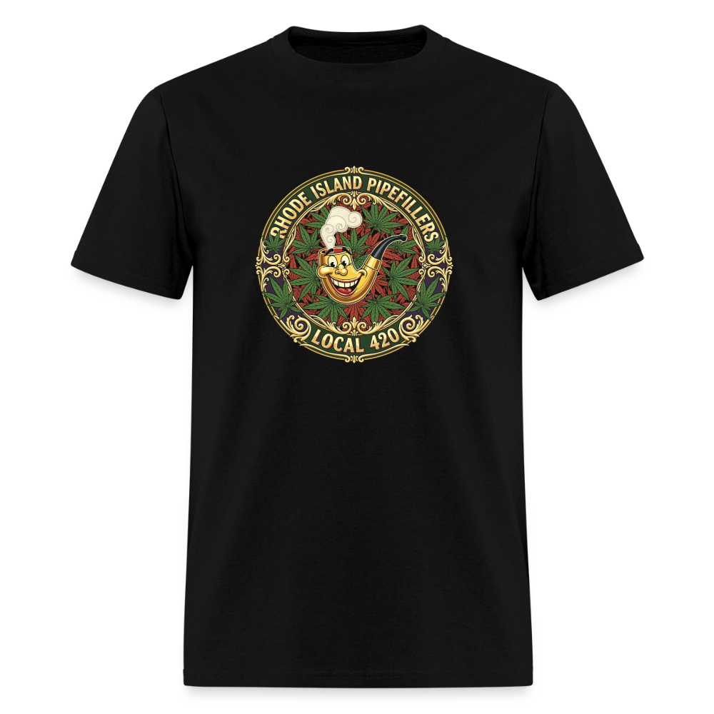 TEXAS PIPEFILLERS LOCAL 420 Men's T-Shirt - black