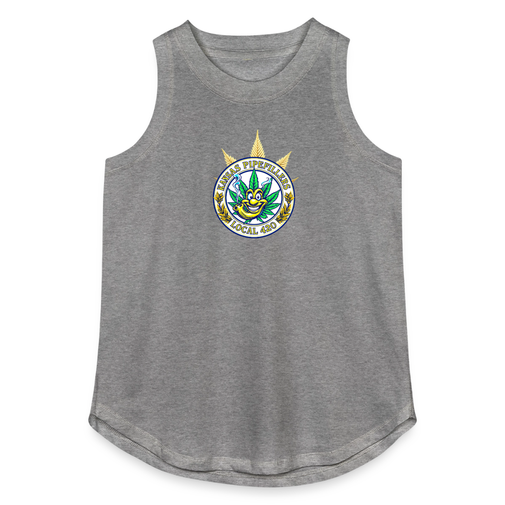 INDIANA PIPEFILLERS LOCAL 420 Women's Relaxed Tank Top - granite heather 