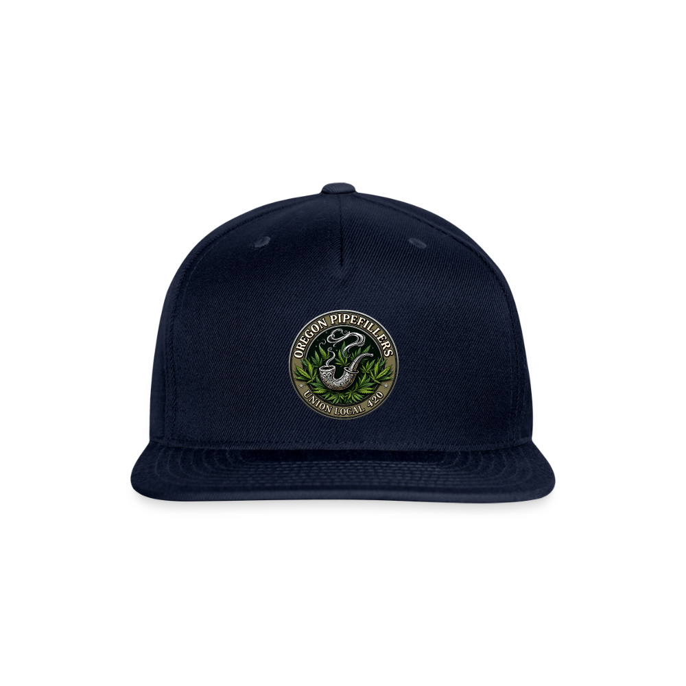 OREGON PIPEFILLERS UNION LOCAL 420 Snapback Baseball Cap - navy