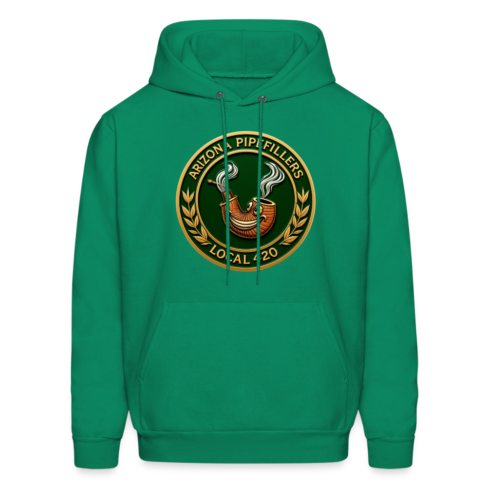 ARIZONIA PIPEFILLERS LOCAL 420 Men's Hoodie - kelly green