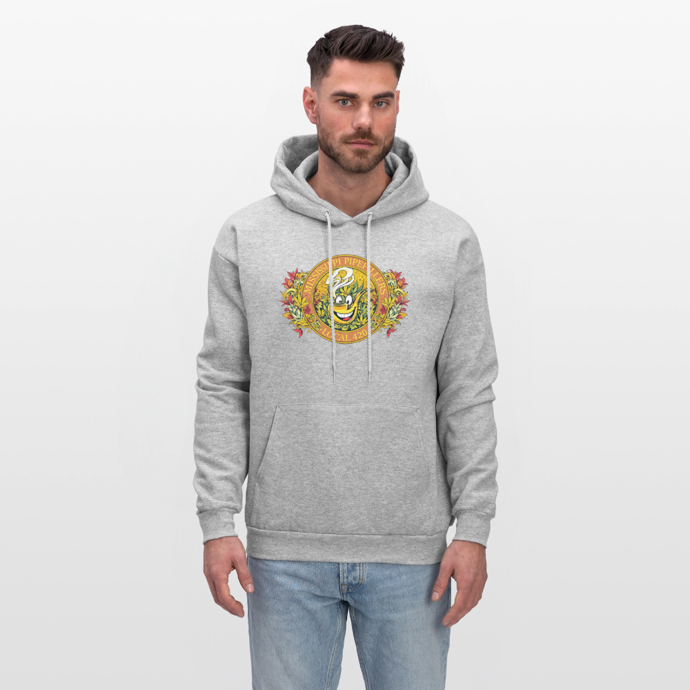 MISSISSIPPI PIPEFILLERS LOCAL 420 F/B DESIGNS Men's Hoodie - heather gray