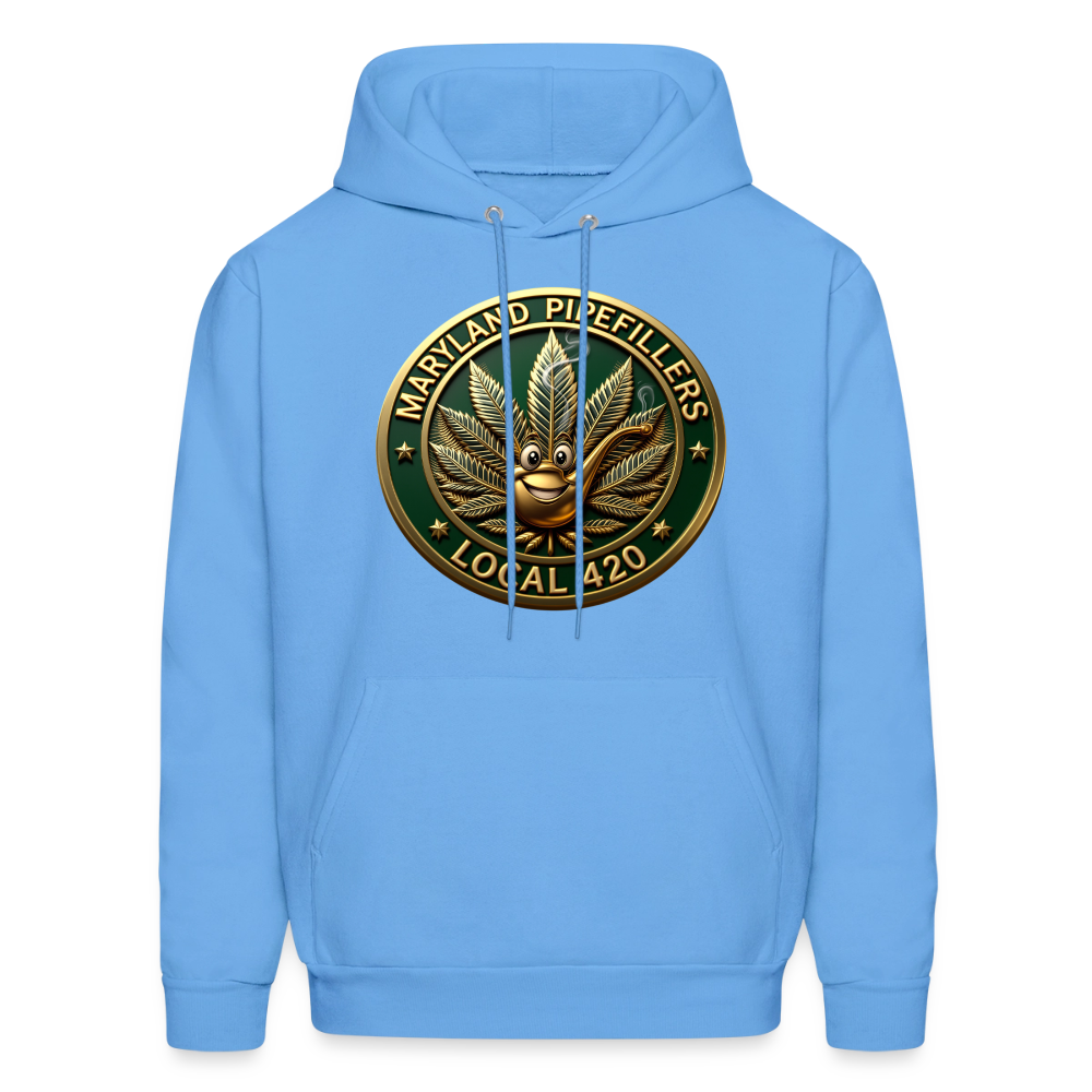 MARYLAND PIPEFILLERS LOCAL 420 Men's Hoodie - carolina blue