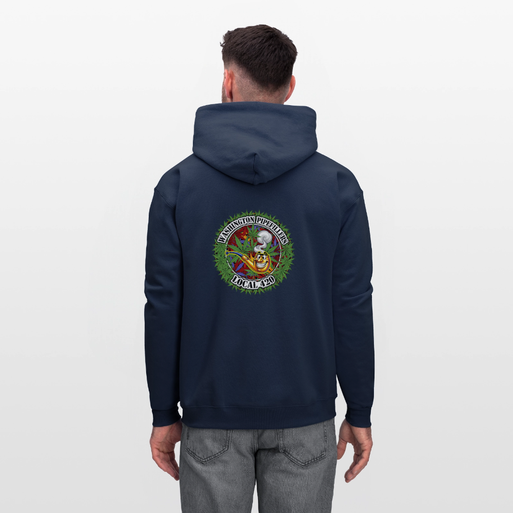 WASHINGTON PIPEFILLERS LOCAL 420 F/B DESIGN Men's Hoodie - navy