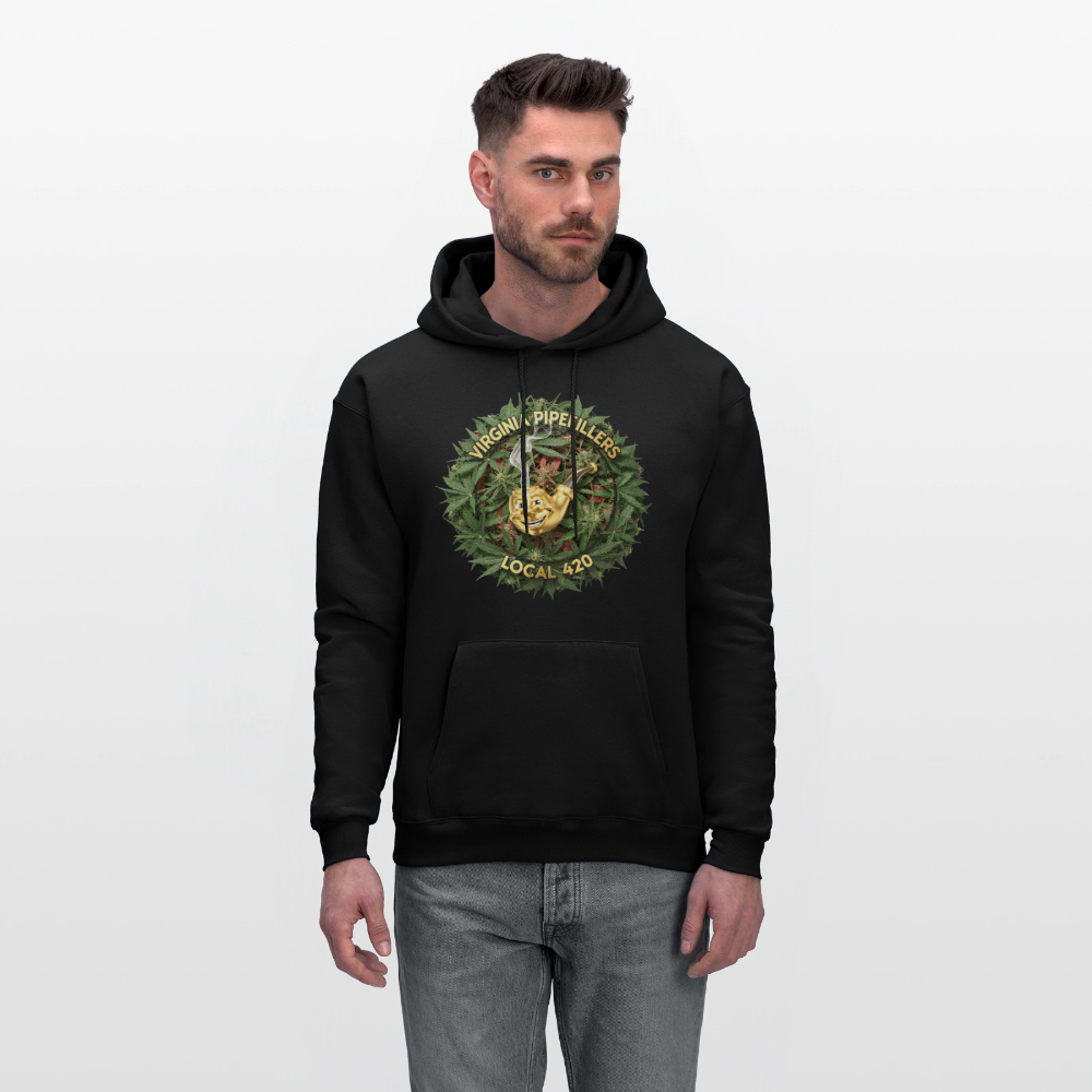VIRGINIA PIPEFILLERS LOCAL 420 Men's Hoodie - black