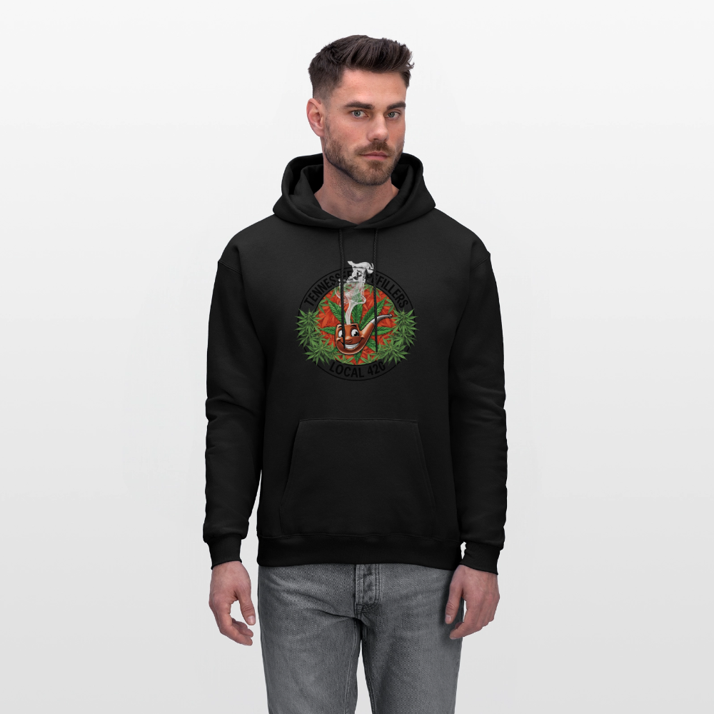 TENNESSEE PIPEFILLERS LOCAL 420 Men's Hoodie - black