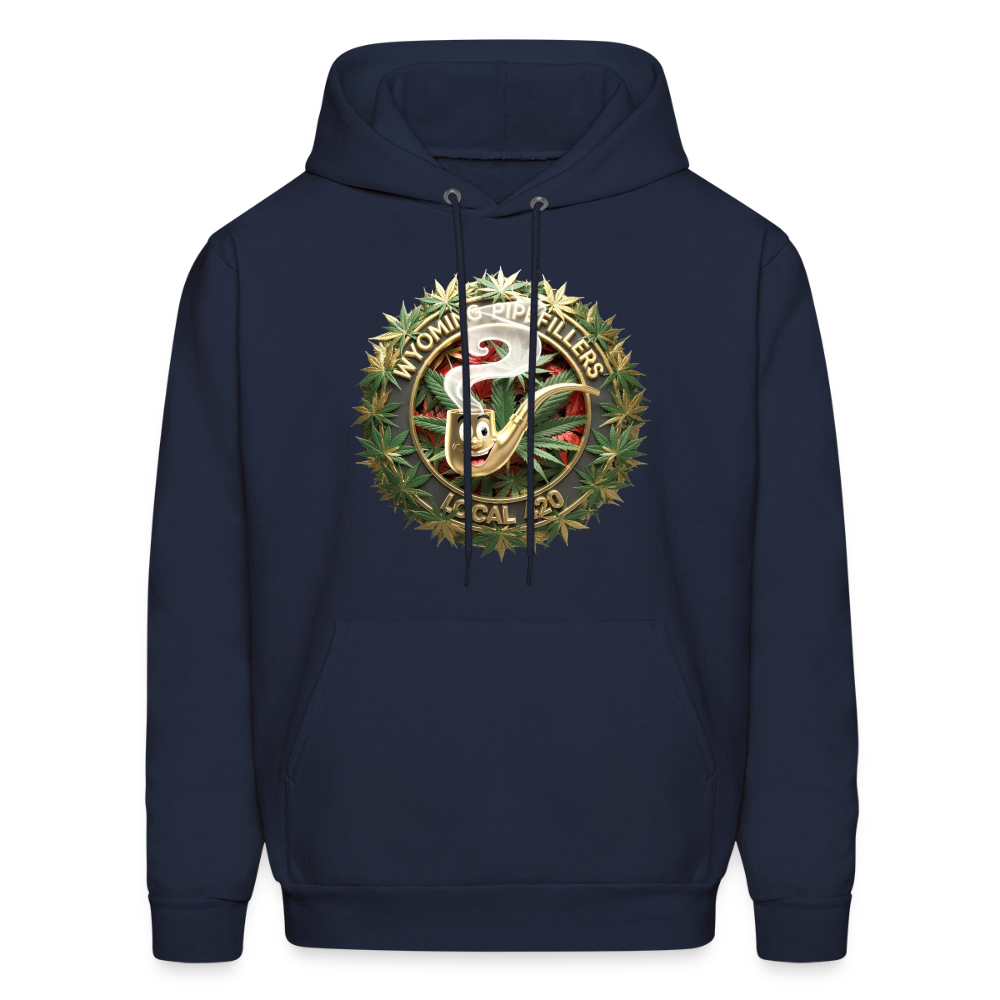 WYOMING PIPEFILLERS LOCAL 420 F/B DESIGN Men's Hoodie - navy