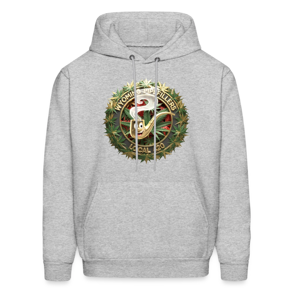 WYOMING PIPEFILLERS LOCAL 420 F/B DESIGN Men's Hoodie - heather gray