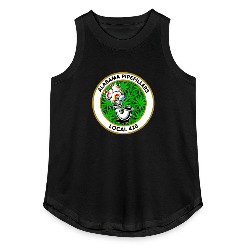 ALABAMA PIPEFILLERS LOCAL 420 Women's Relaxed Tank Top - black