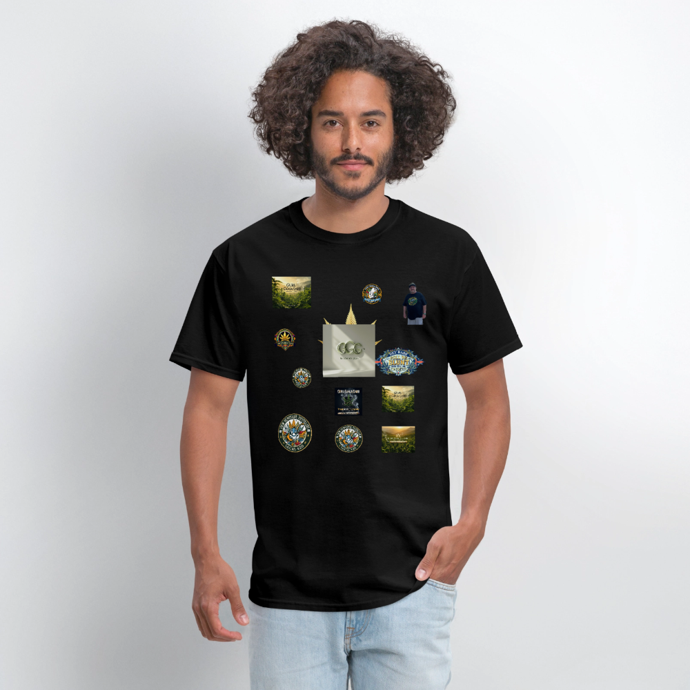 GGG LOGO SHIRT SAMPLES Men's T-Shirt | GILDAN 5000 - black