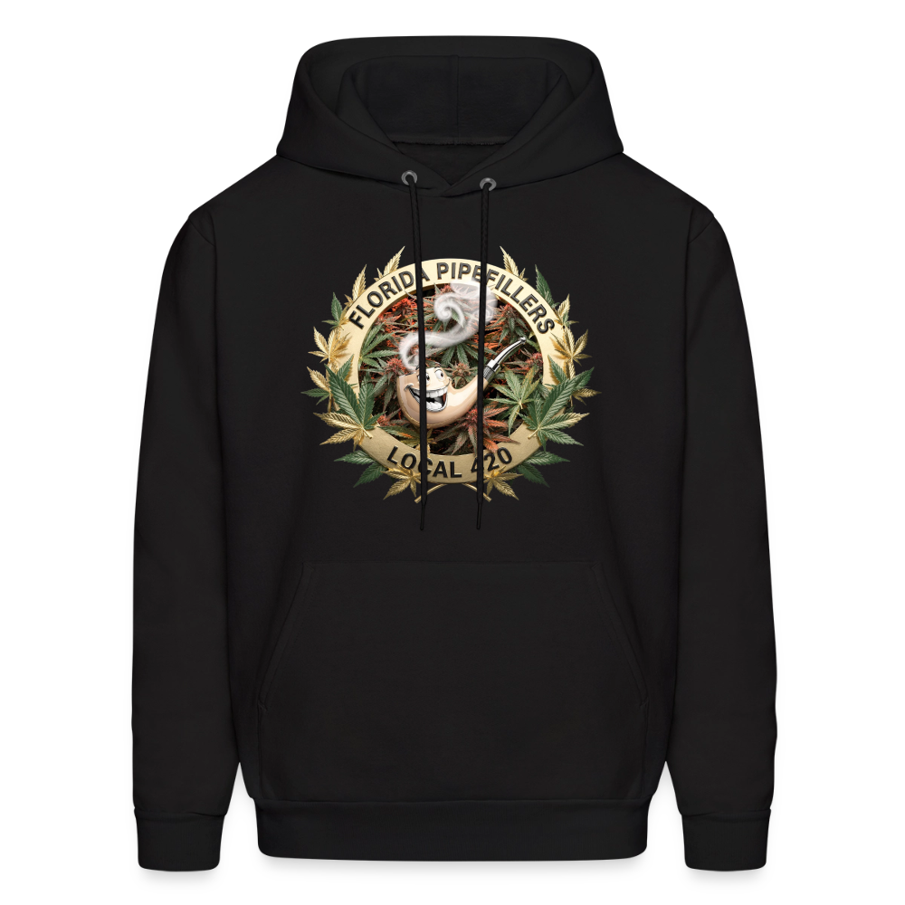 FLORIDA PIPEFILLERS LOCAL 420 F/B DESIGN Men's Hoodie - black