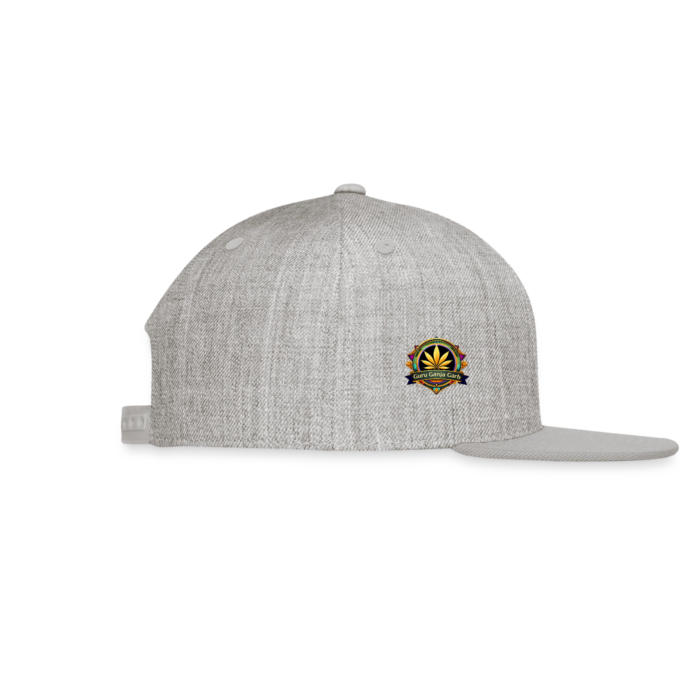 NEW HEMPSHIRE PIPEFILLERS LOCAL 420 Snapback Baseball Cap - heather gray
