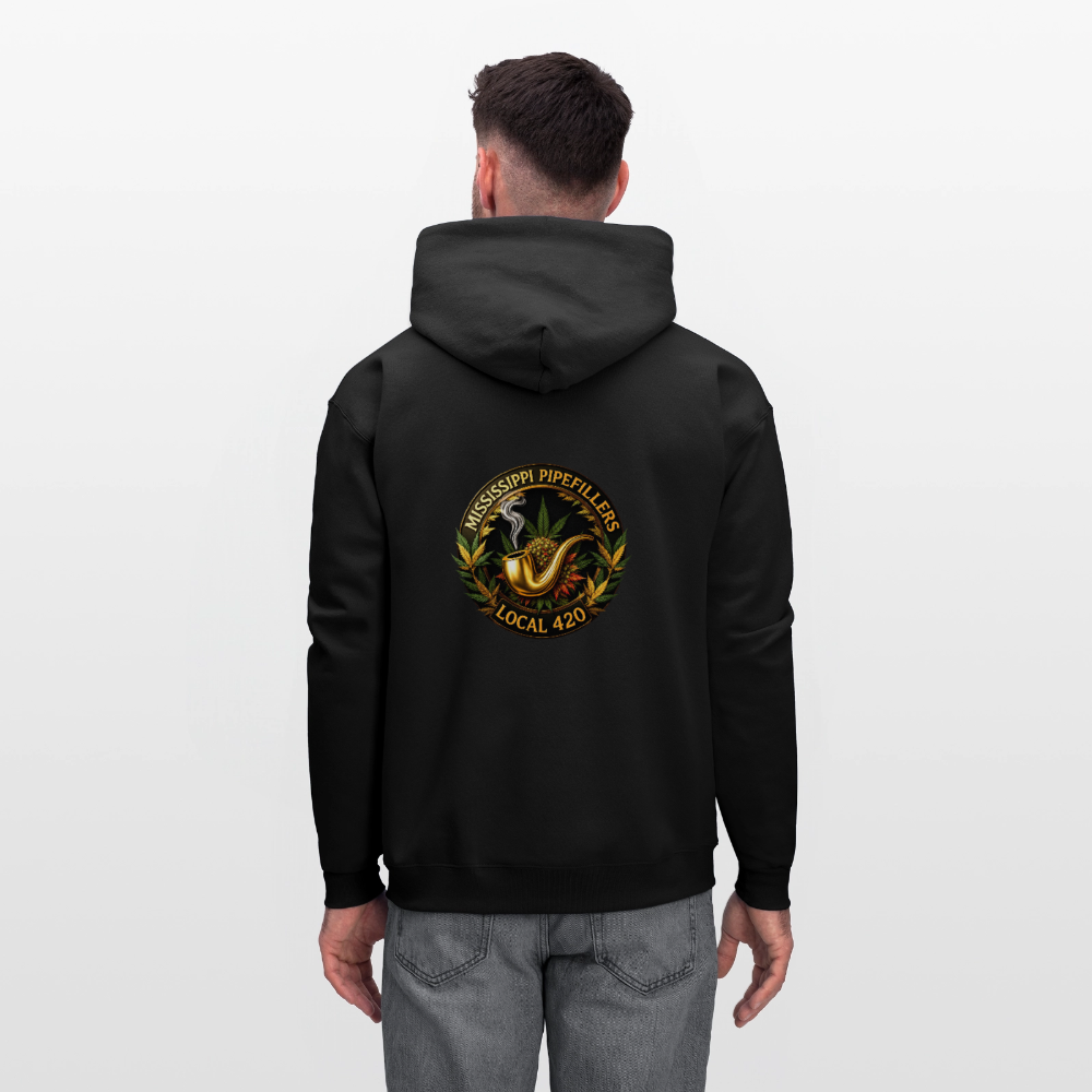 MISSISSIPPI PIPEFILLERS LOCAL 420 Men's Hoodie - black