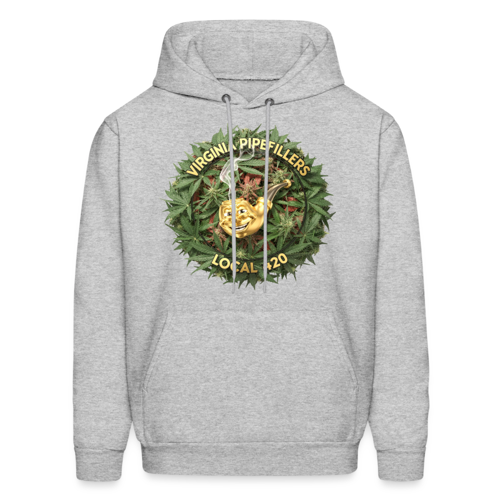 VIRGINIA PIPEFILLERS LOCAL 420 Men's Hoodie - heather gray