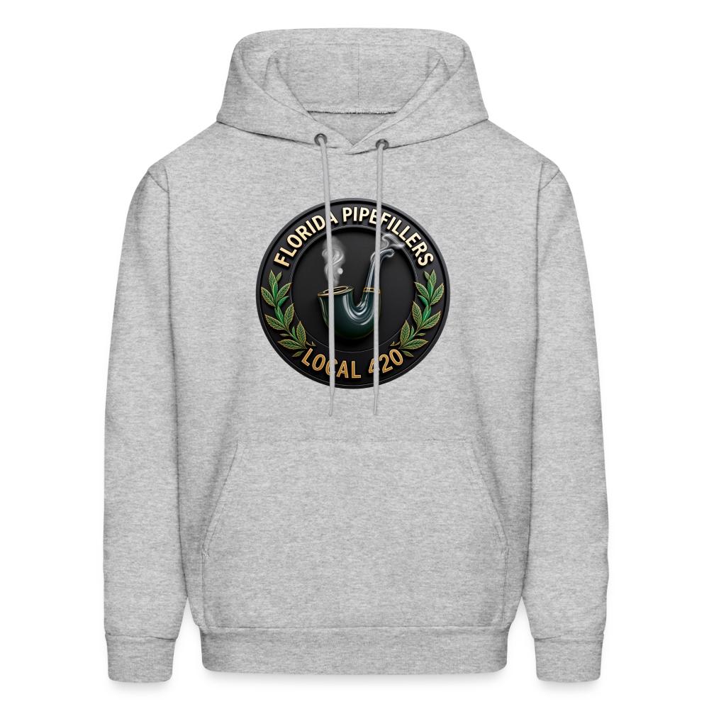 FLORIDA PIPEFILLERS LOCAL 420 Men's Hoodie - heather gray