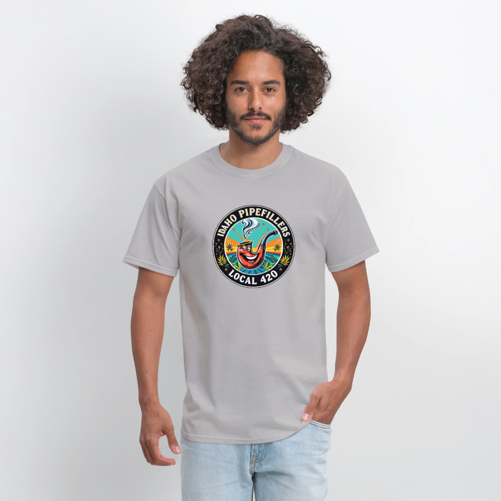IDAHO PIPEFILLERS LOCAL 420 F/B DESIGN Men's T-Shirt - rock