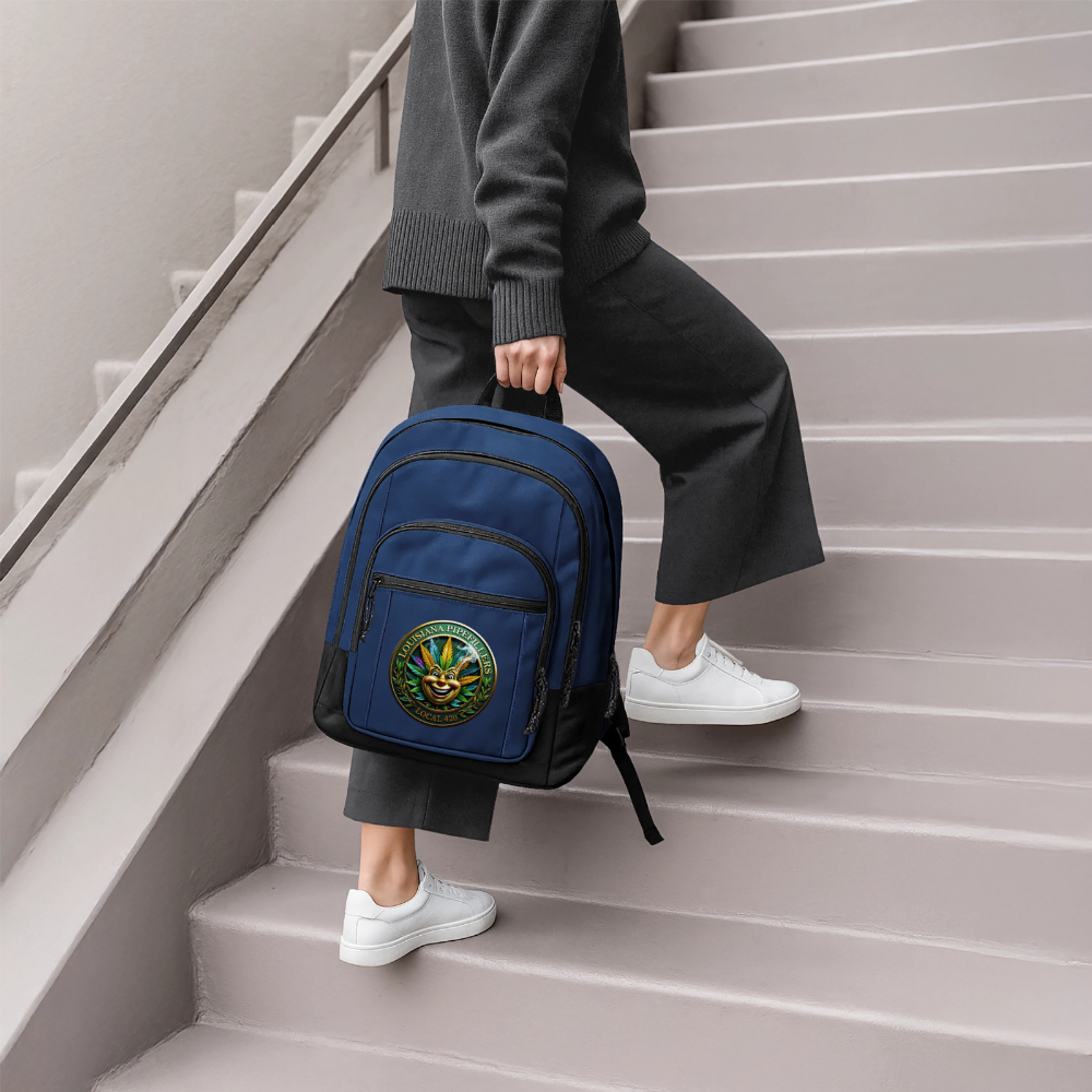 LOUISIANA PIPEFILLERS LOCAL 420 Basic Backpack - navy