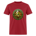 RHODE ISLAND PIPEFILLERS LOCAL 420 F/B DESIGNS Men's T-Shirt - true red