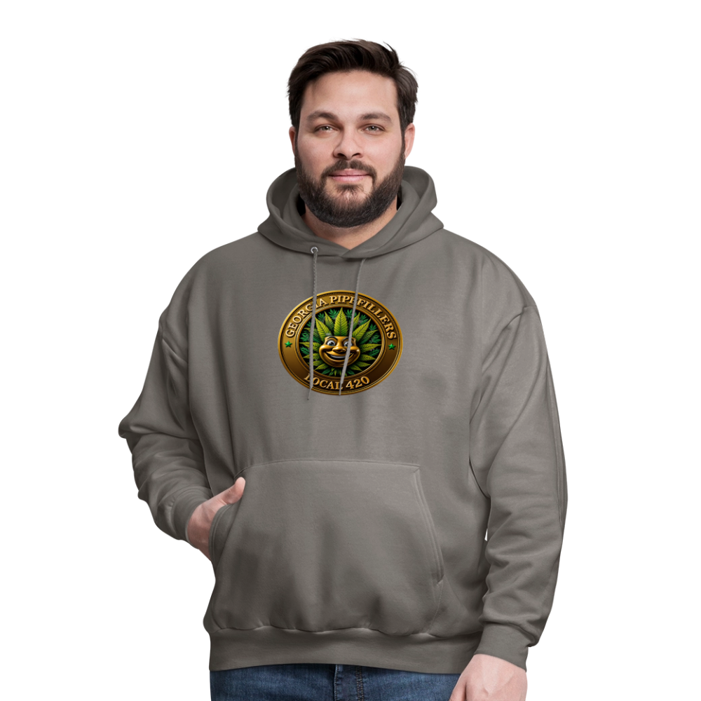 GEORGIA PIPEFILLERS LOCAL 420 Men's Hoodie - asphalt gray