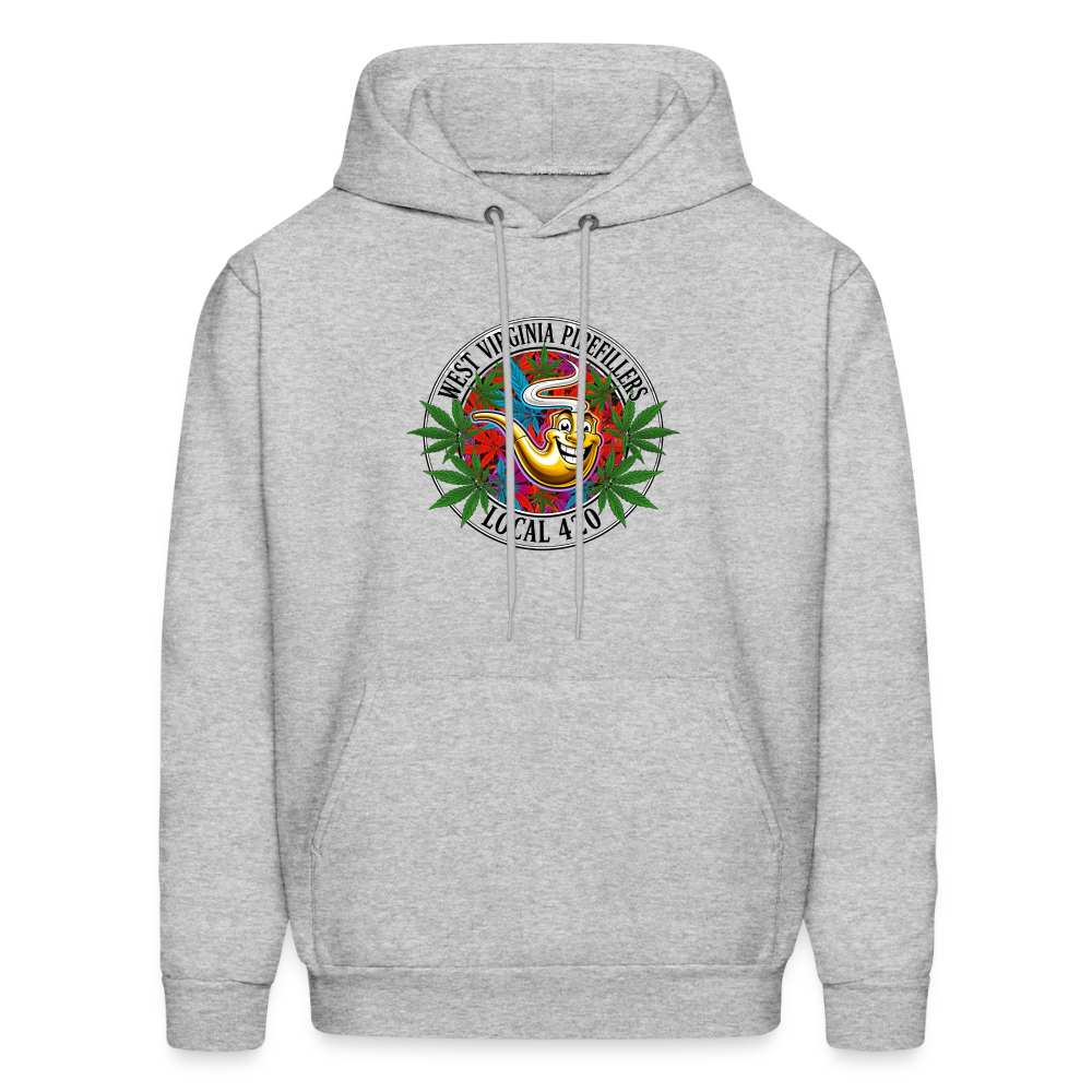 WEST VIRGINIA  PIPEFILLERS LOCAL 420 Men's Hoodie - heather gray