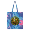 RHODE ISLAND PIPEFILLERS LOCAL 420 Tie Dye Tote Bag - cotton candy 