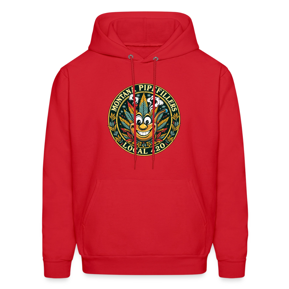 MONTANA PIPEFILLERS LOCAL 420 F/B DESIGN Men's Hoodie - red