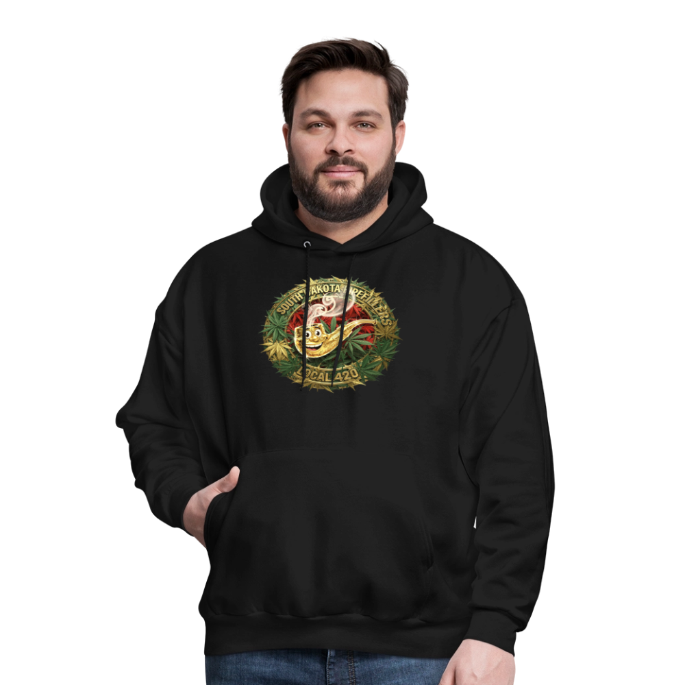 SOUTH DAKOTA PIPEFILLERS LOCAL 420  F/B DESIGN Men's Hoodie - black