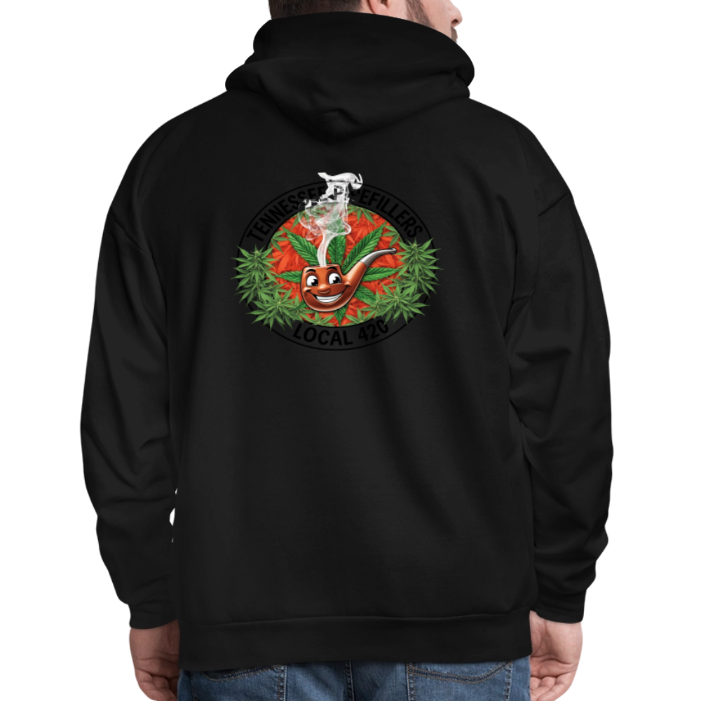 TENNESSEE PIPEFILLERS LOCAL 420 Men's Hoodie - black