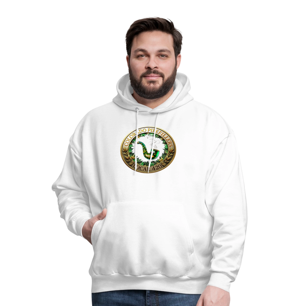 COLORADO PIPEFILLERS LOCAL 420 Men's Hoodie - white