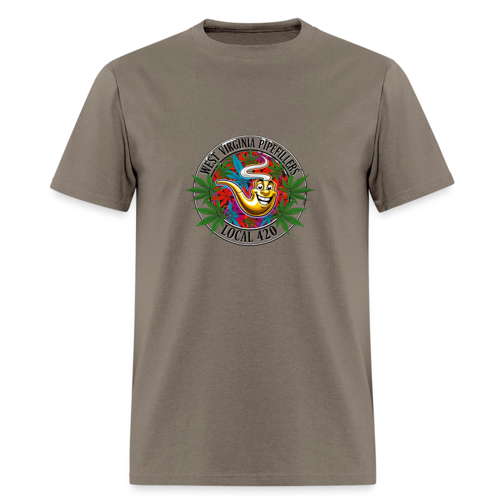 WEST VIRGINIA PIPEFILLERS LOCAL 420 F/B DESIGN Men's T-Shirt - safari