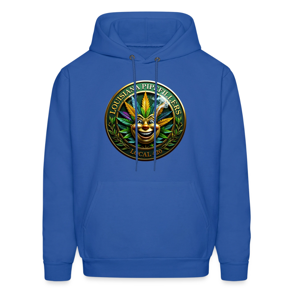 LOUISIANA PIPEFILLERS LOCAL 420 Men's Hoodie - royal blue
