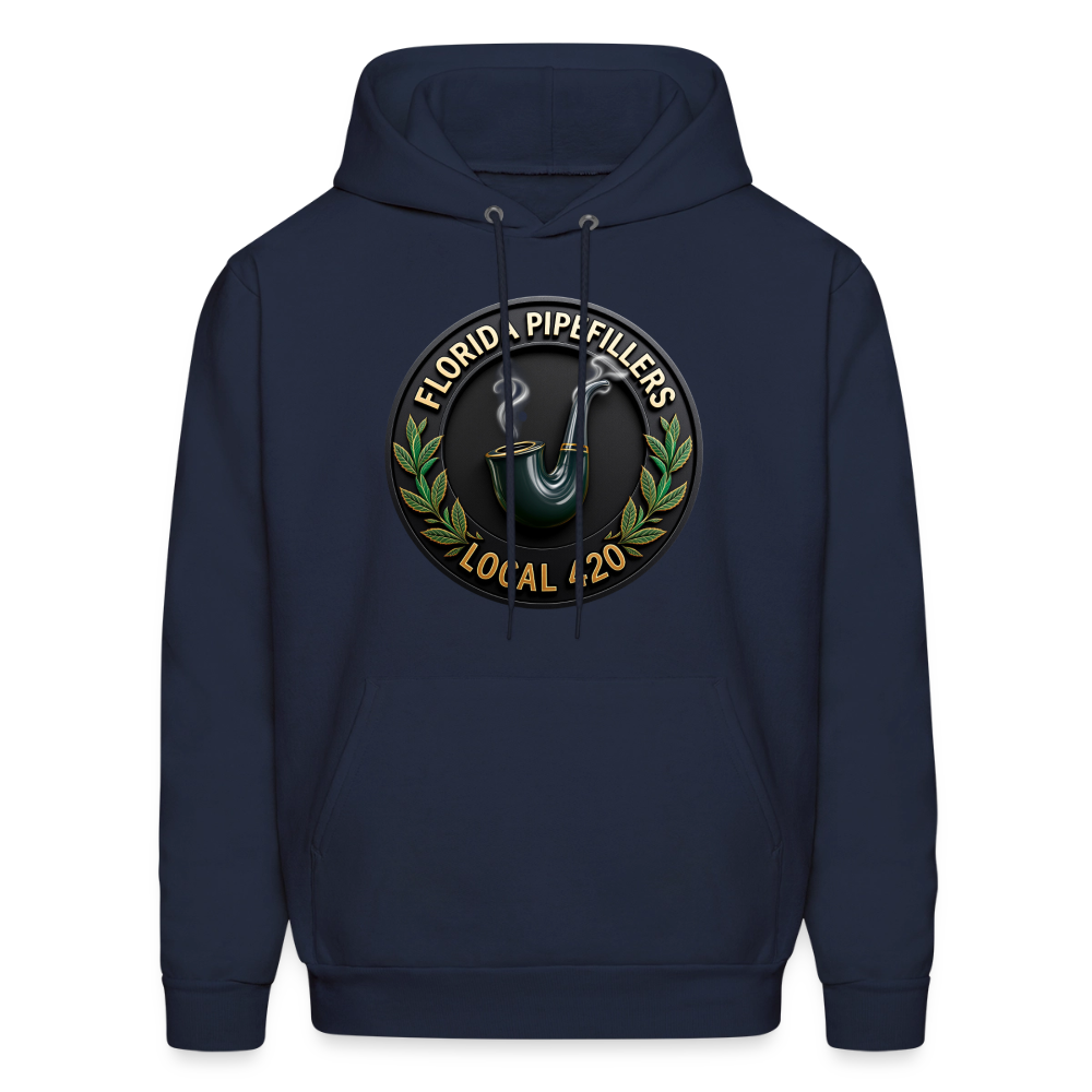 FLORIDA PIPEFILLERS LOCAL 420 F/B DESIGN Men's Hoodie - navy