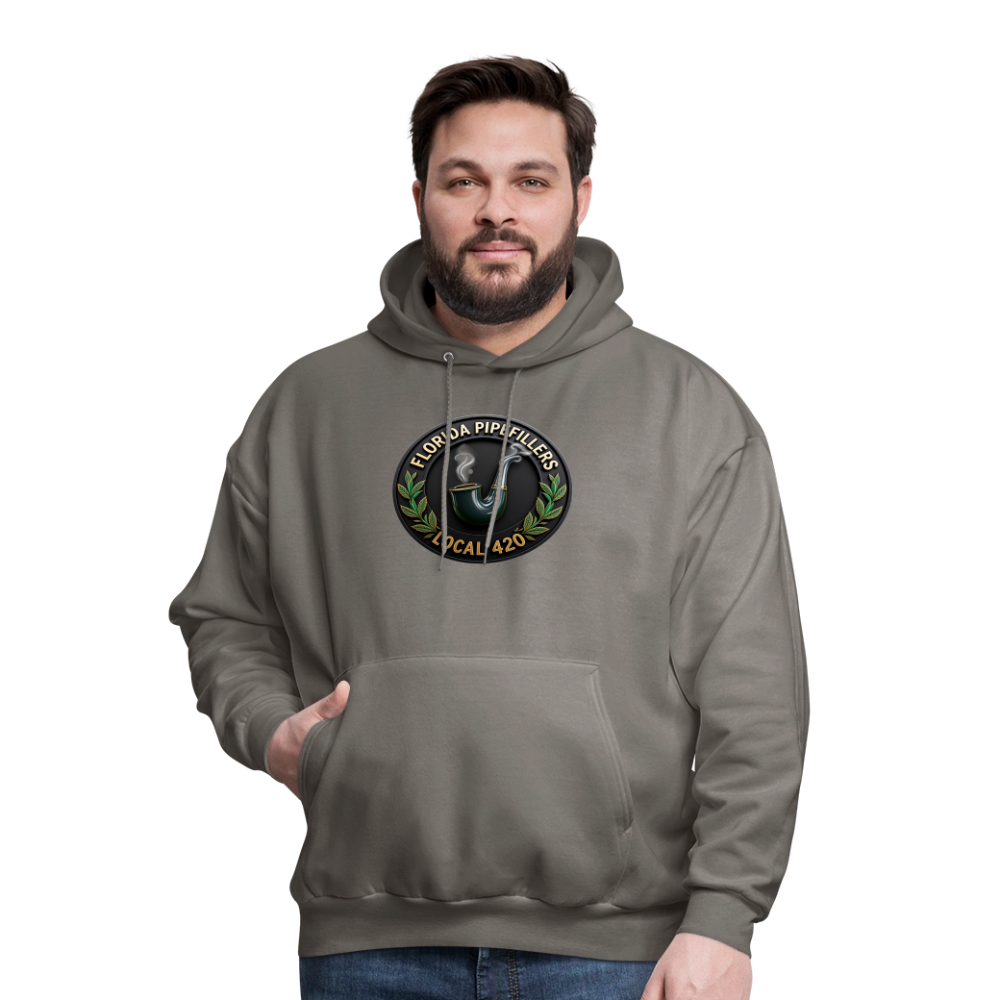 FLORIDA PIPEFILLERS LOCAL 420 F/B DESIGN Men's Hoodie - asphalt gray