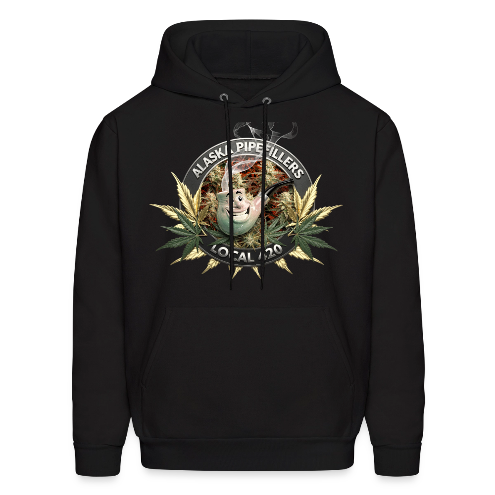 ALASKA  PIPEFILLERS LOCAL 420 F/B DESIGN Men's Hoodie - black