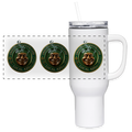 CONNECTICUT PIPEFILLERS LOCAL 420 40oz Stainless Steel Travel Tumbler - white