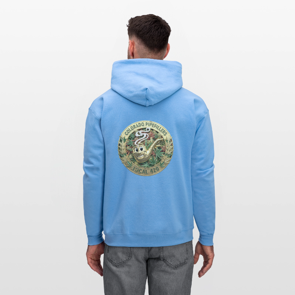 COLORADO PIPEFILLERS LOCAL 420 Men's Hoodie - carolina blue
